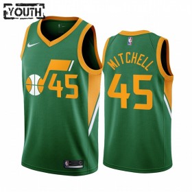 Dres Utah Jazz Donovan Mitchell 45 2020-21 Earned Edition Swingman - Dječji